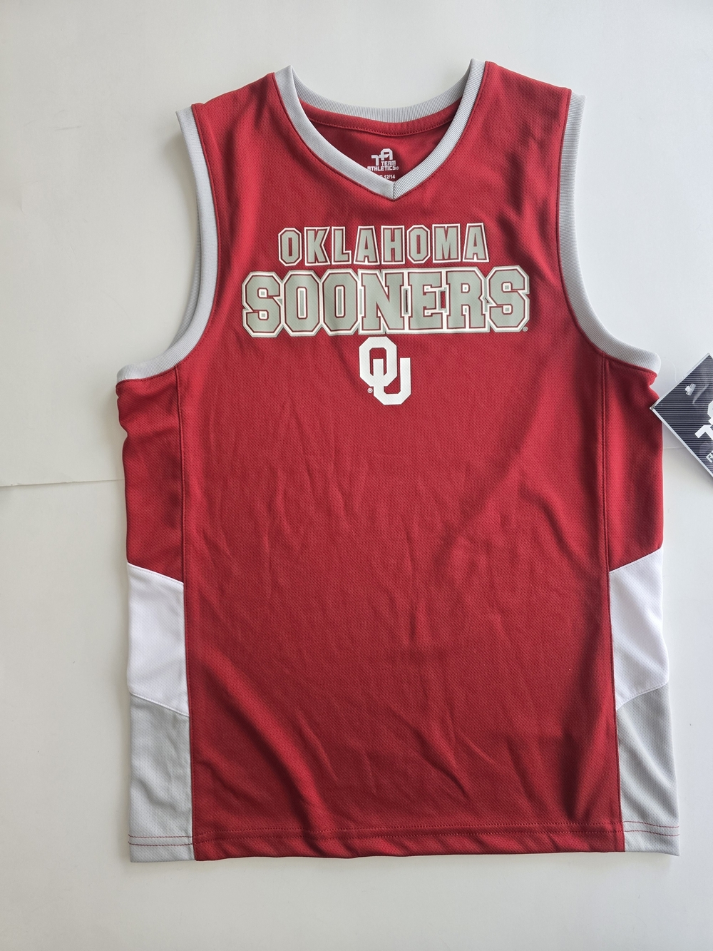 Oklahoma Sooners Red Youth Basketball Jersey